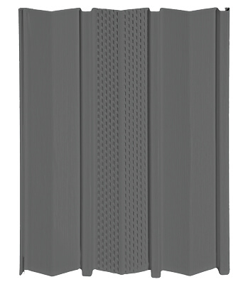 Premium Plus Vinyl Skirting Panel | Charcoal Vented